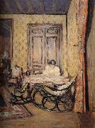 Edouard Vuillard Indoor rocking chair oil